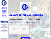 Tablet Screenshot of cancelarich.com.ar